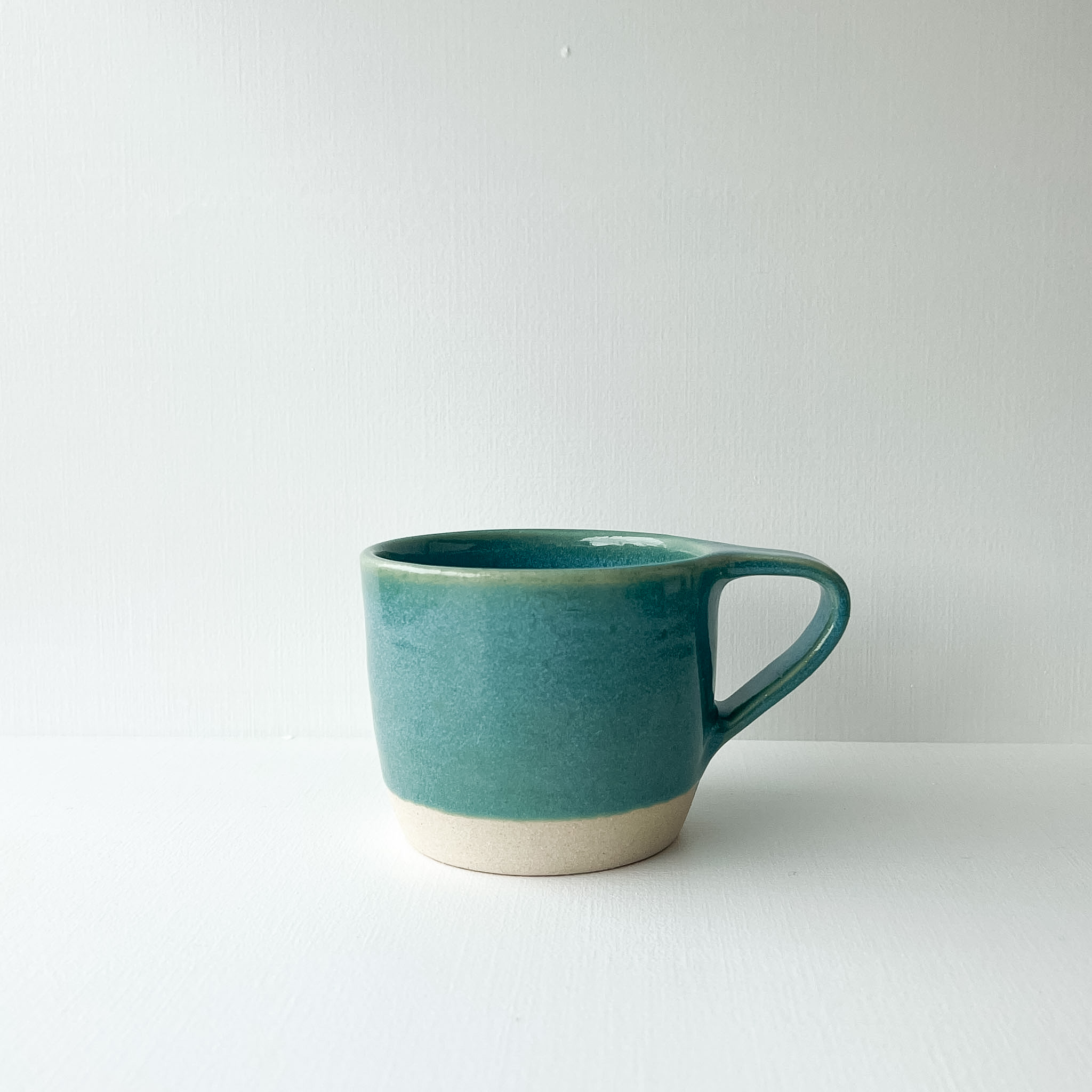 Taza turquesa con asa - AMERU-020-S